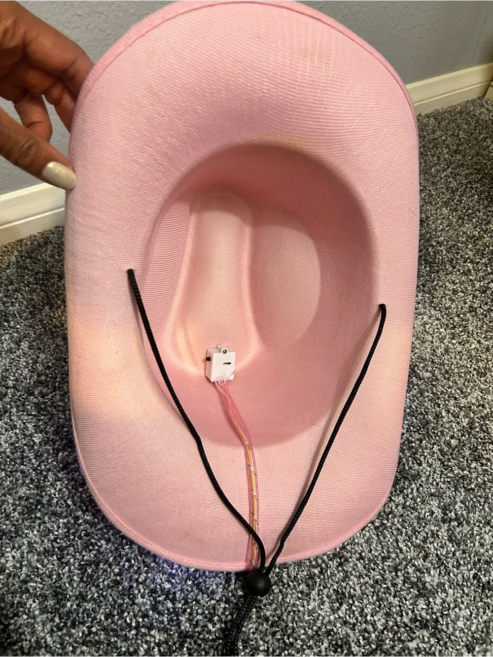 Pink LED Light Up Cowboy Hat Sequin Western Cowgirl Rodeo Nashville Festival